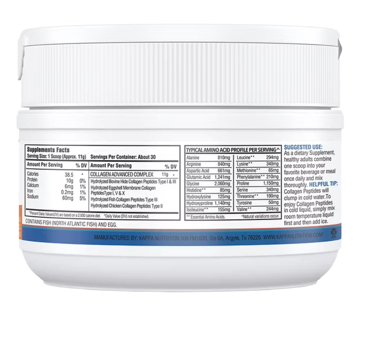 Colágeno en Polvo Complejo Avanzado 5 en 1