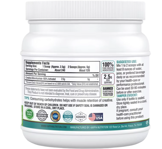 Creatina Monohidratada 100% Pura