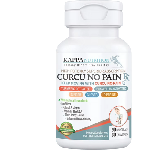 Curcu No Pain Complejo Avanzado  5 en 1 (90 Cápsulas)