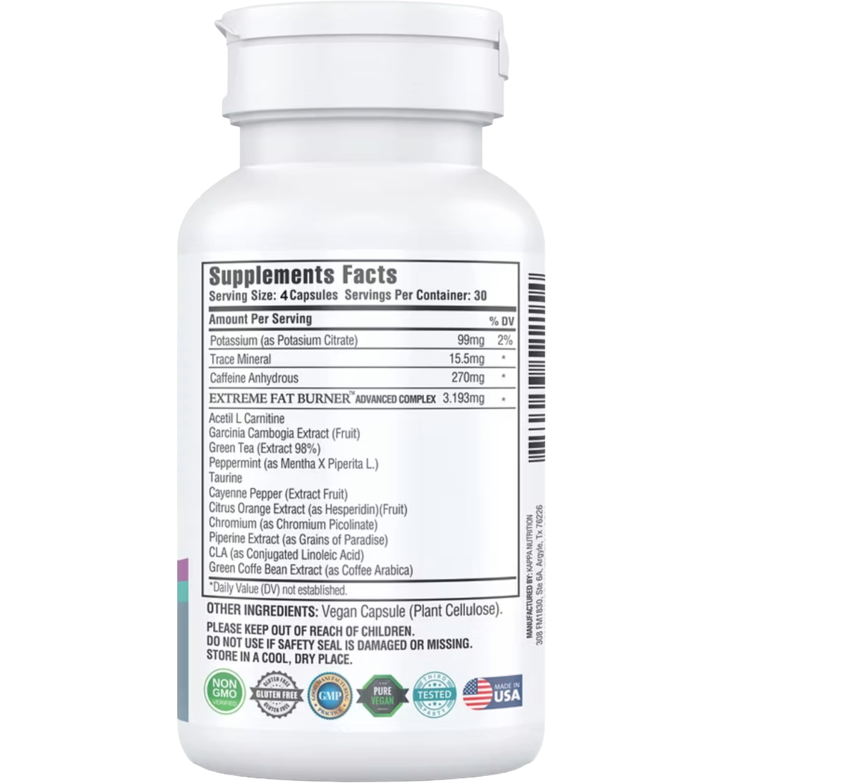 Extreme Burner Complejo Avanzado 14 en 1  120 Cápsulas)