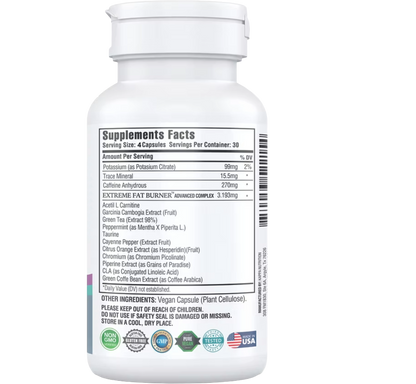 Extreme Burner Complejo Avanzado 14 en 1  120 Cápsulas)