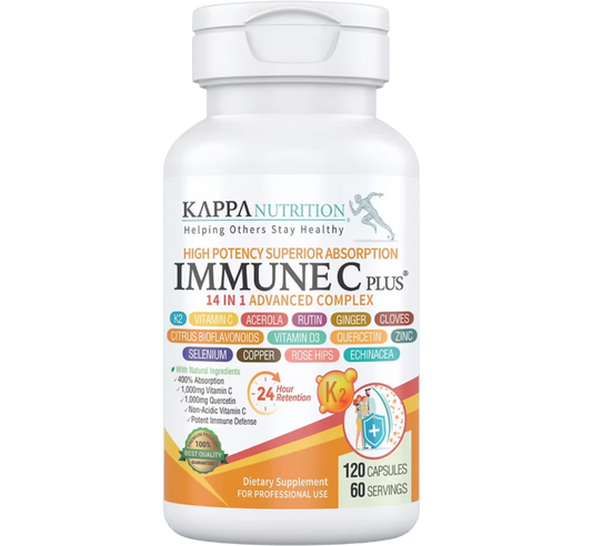 Immune C Plus Complejo Avanzado 14 en 1  (120 Cápsulas)