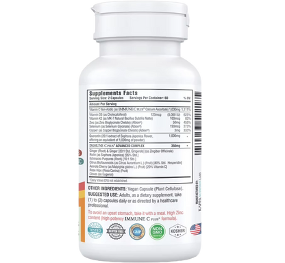 Immune C Plus Complejo Avanzado 14 en 1  (120 Cápsulas)