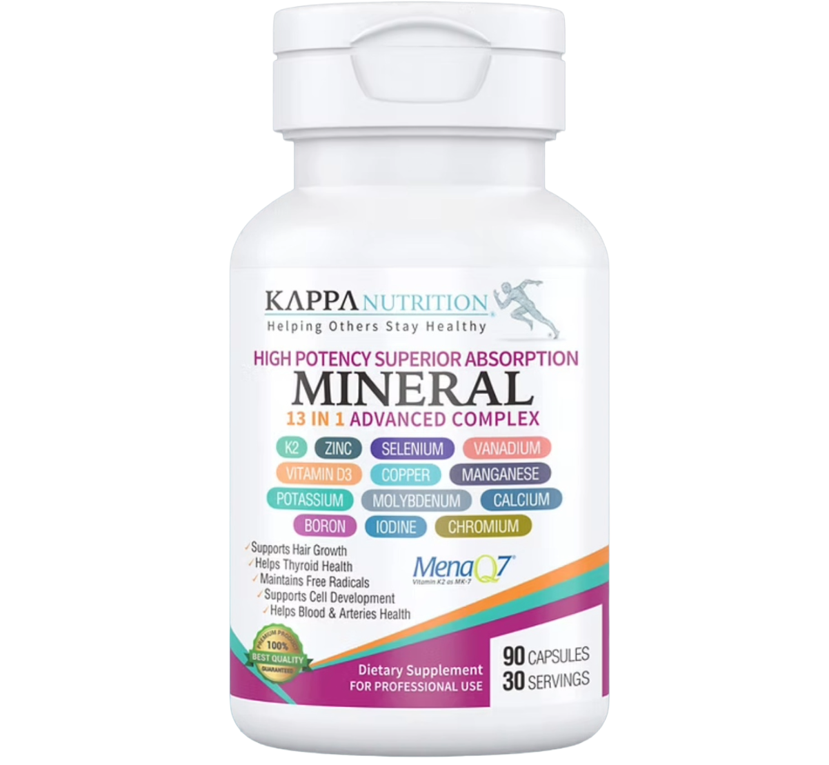 Minerales Complejo Avanzado 13 en 1 (90 Cápsulas)