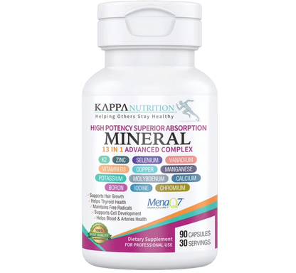 Minerales Complejo Avanzado 13 en 1 (90 Cápsulas)