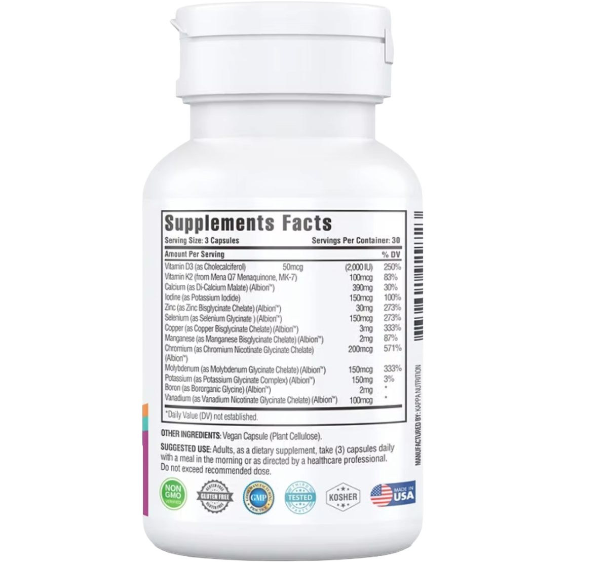 Minerales Complejo Avanzado 13 en 1 (90 Cápsulas)