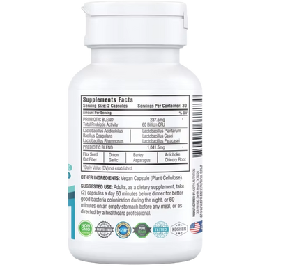 Probióticos Complejo Avanzado 14 en 1 con 60 Billones