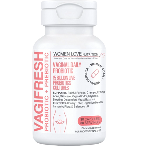 Vagifresh Probióticos (15 billones) + Prebióticos  (30 Cápsulas)